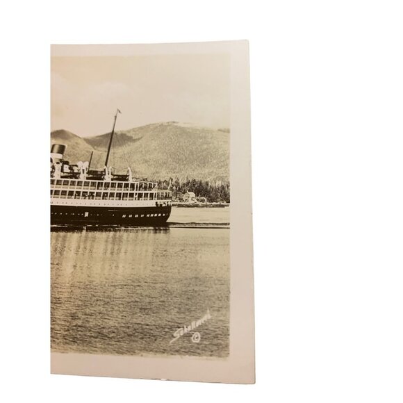 Vtg Transportation Prince Robert Ketchikan Alaska Steamship RPPC S 356 Postcard - Picture 4 of 5